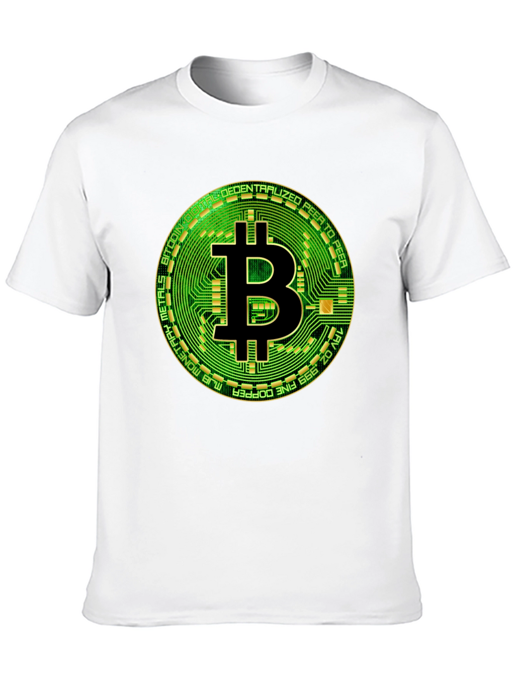 Bitcoin Circuit Board Graphic T-Shirt