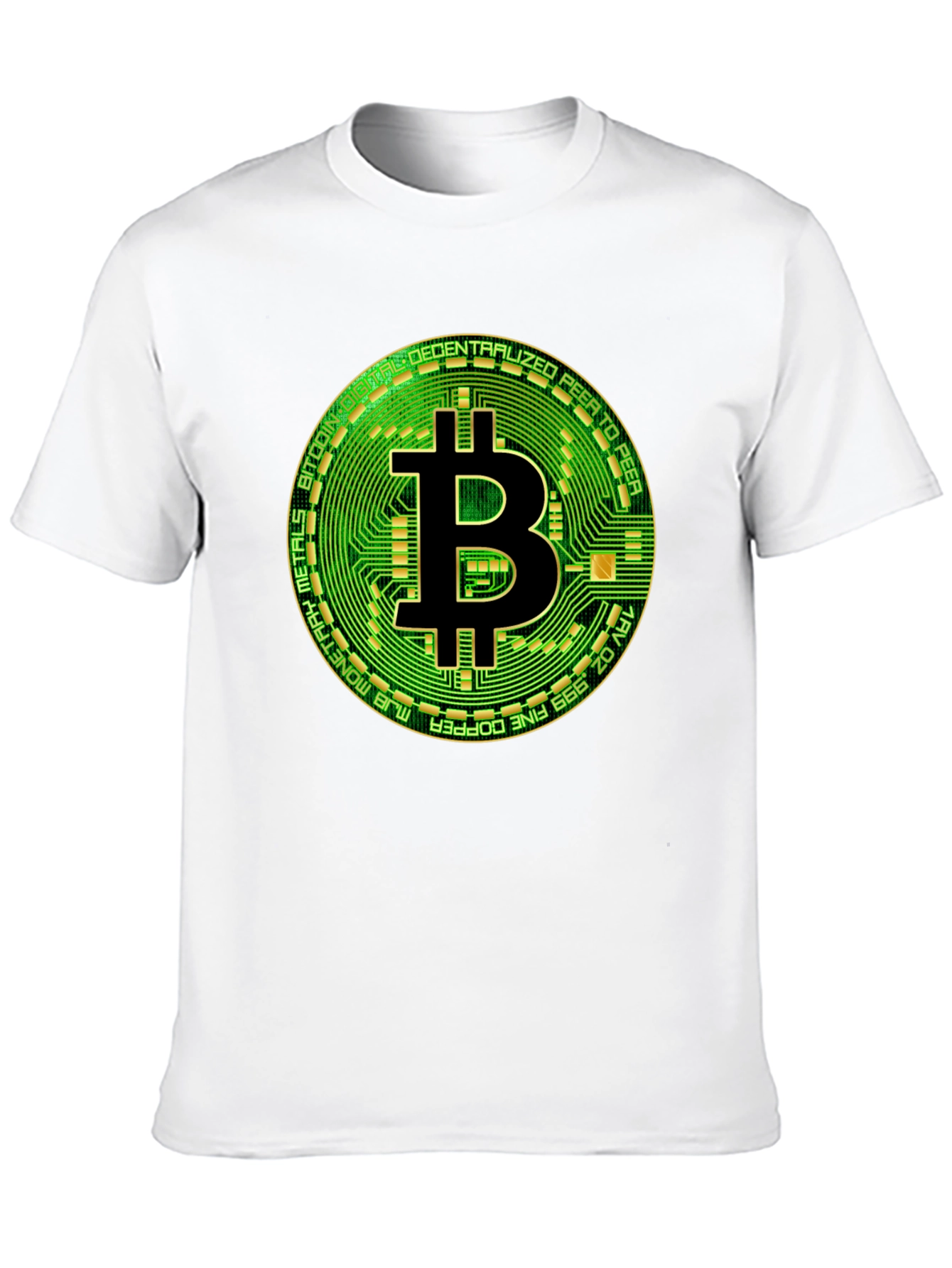 Bitcoin Circuit Board Graphic T-Shirt