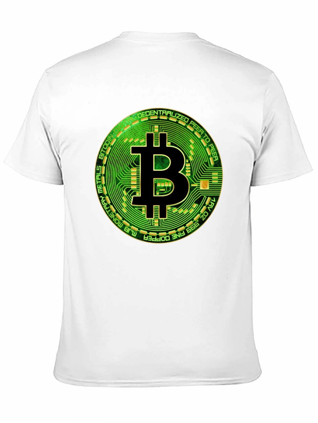 Bitcoin Circuit Board Graphic T-Shirt