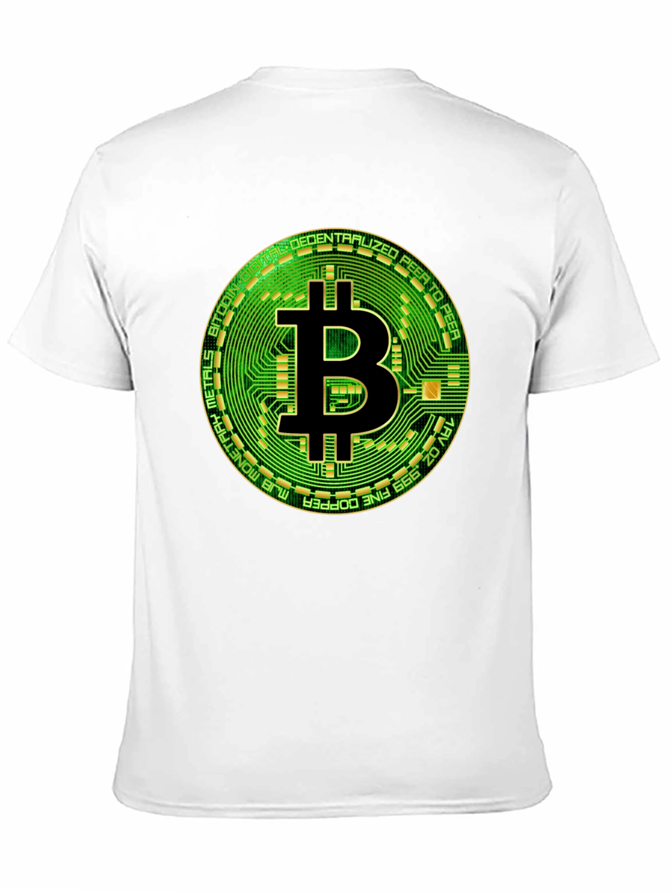 Bitcoin Circuit Board Graphic T-Shirt