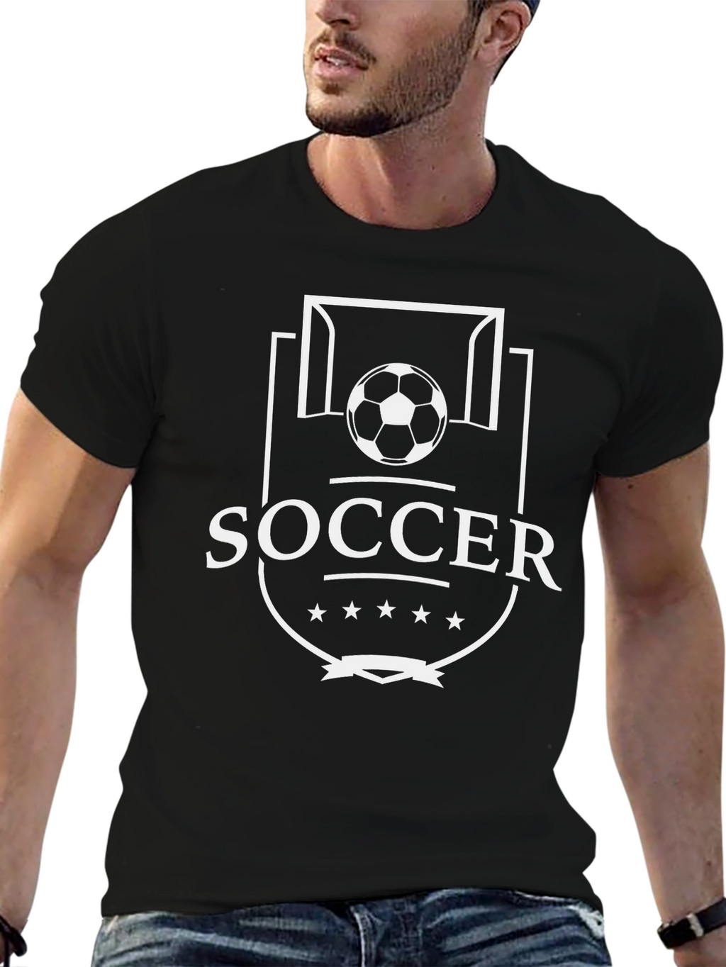 Soccer Goal Graphic T-Shirt