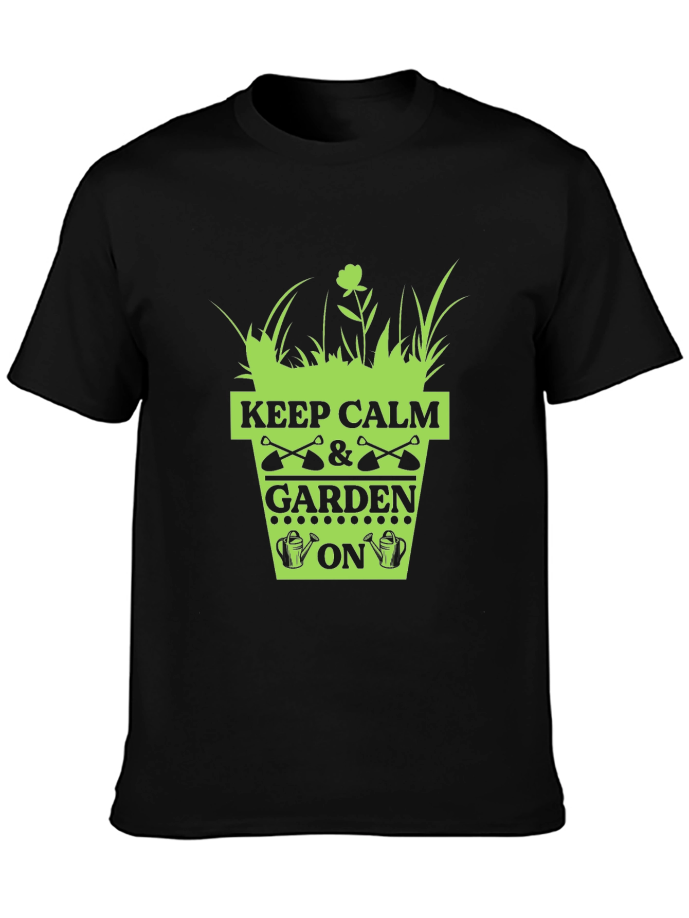 Keep Calm & Garden On T-Shirt - Gardening Humor