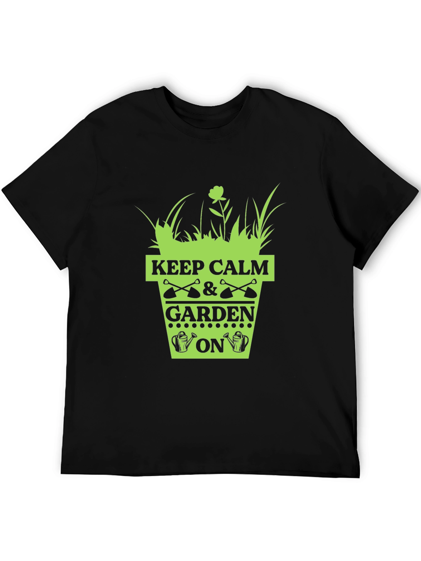 Keep Calm & Garden On T-Shirt - Gardening Humor