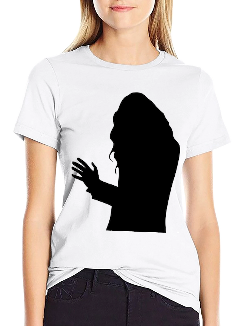 Silhouette Graphic T-Shirt - Mens Black Tee