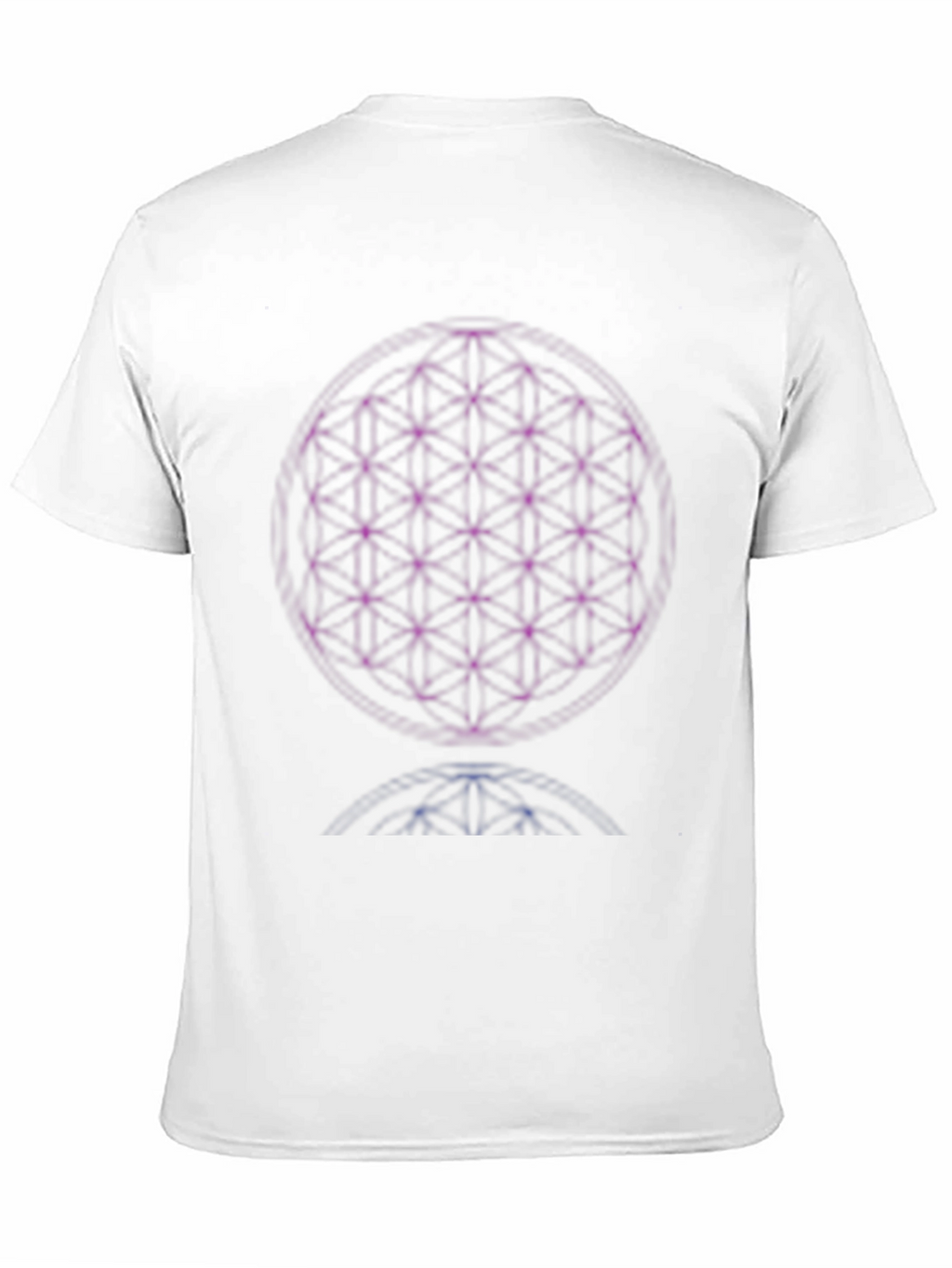Mystic Flower of Life Black T-Shirt