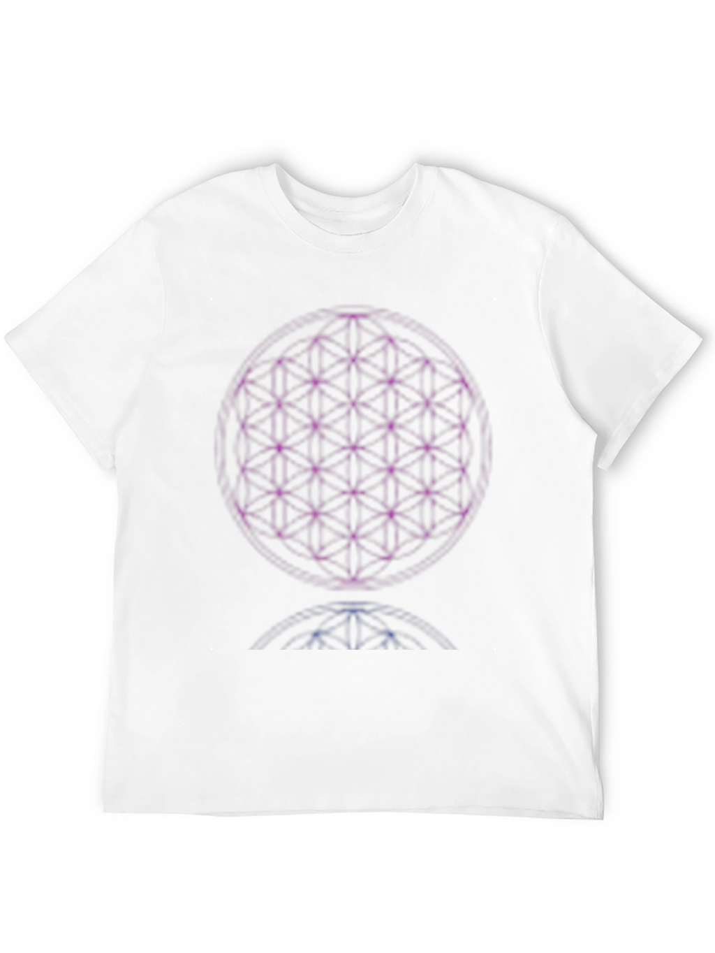 Mystic Flower of Life Black T-Shirt