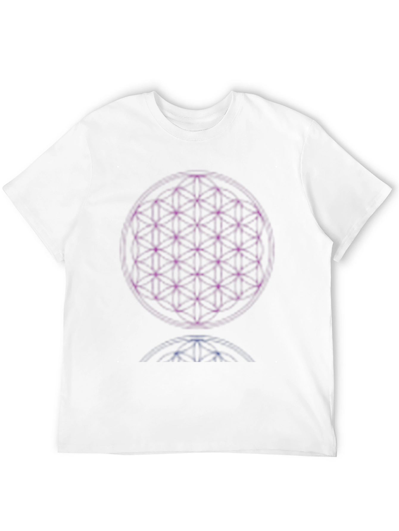 Mystic Flower of Life Black T-Shirt