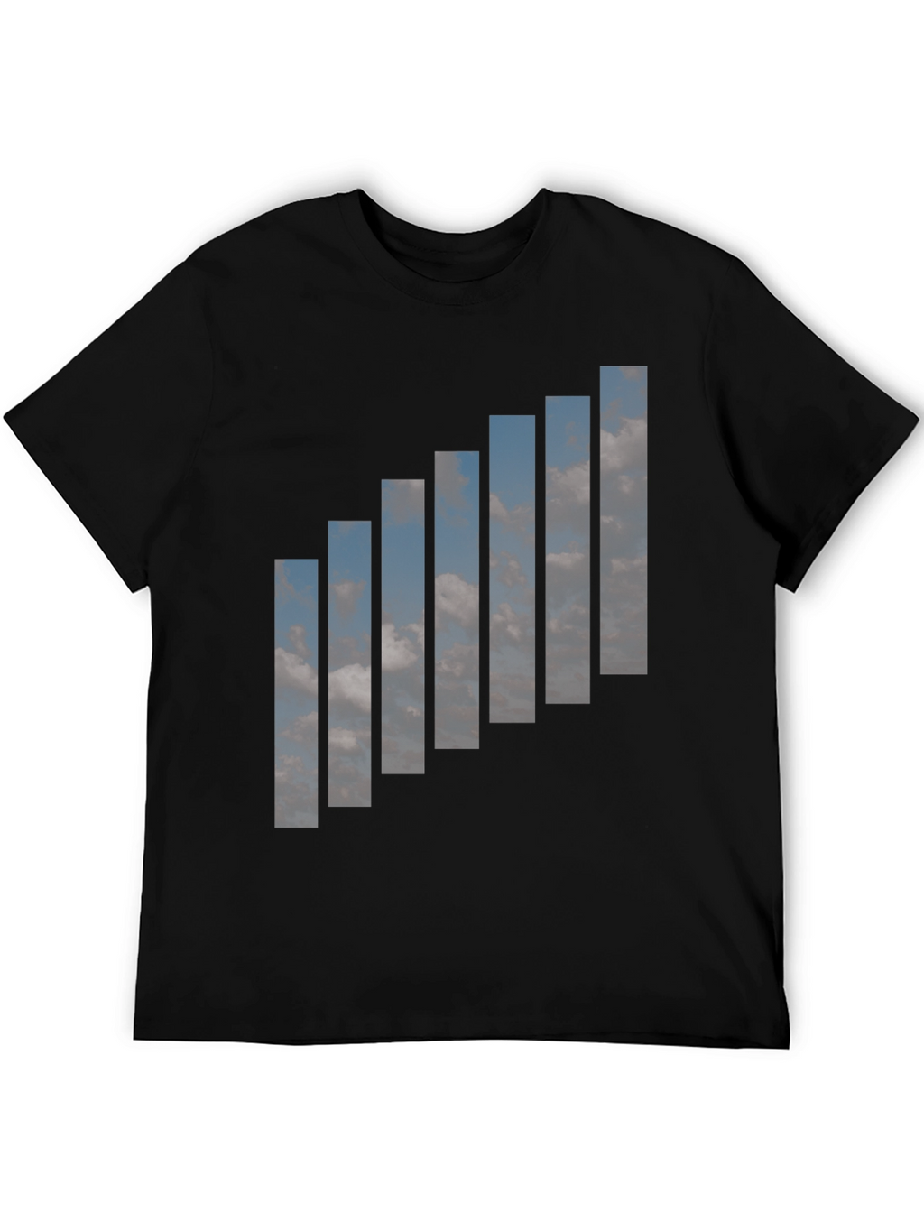 Skyline Signal Graphic Tee - Mens Black T-Shirt