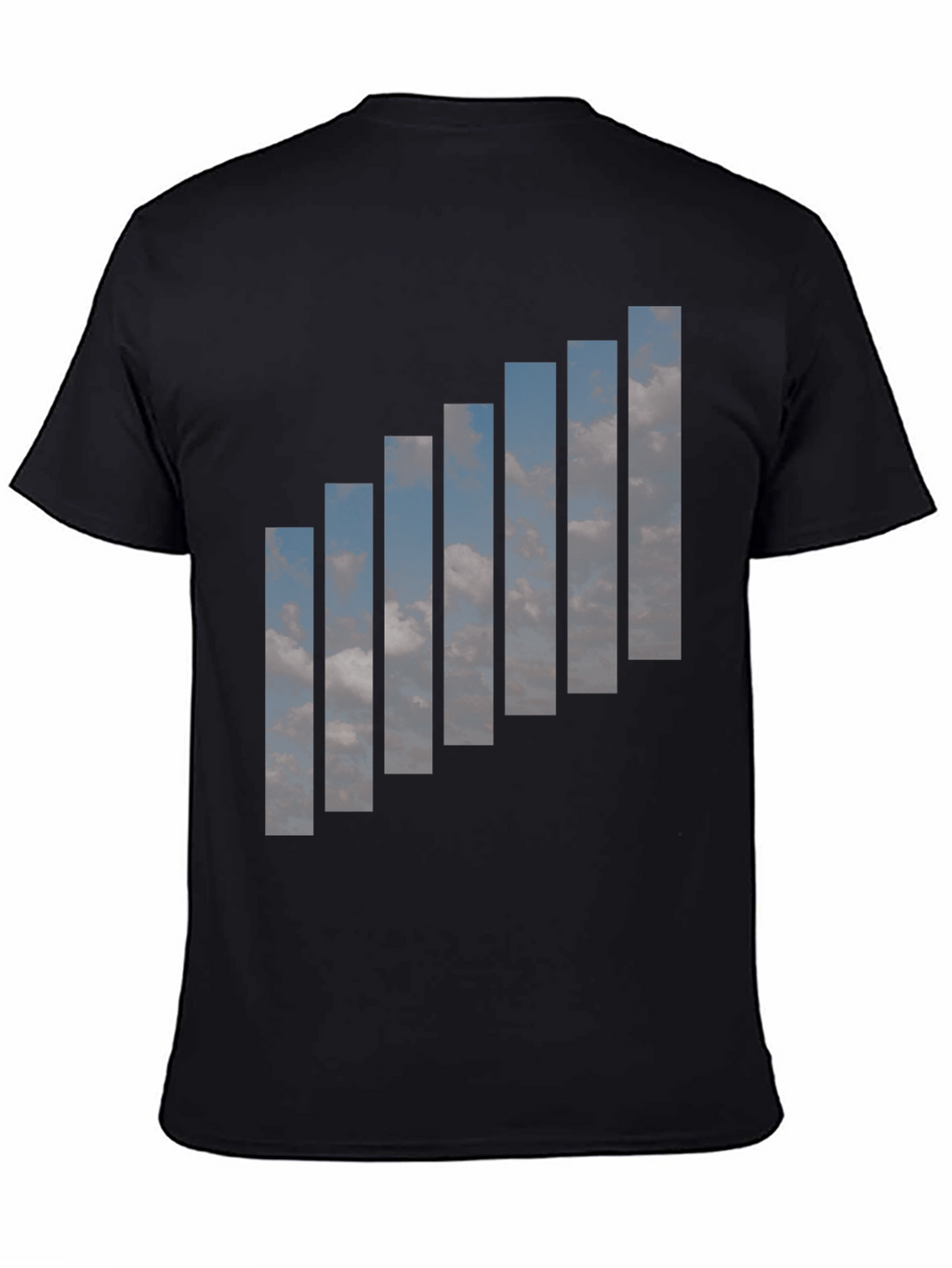 Skyline Signal Graphic Tee - Mens Black T-Shirt