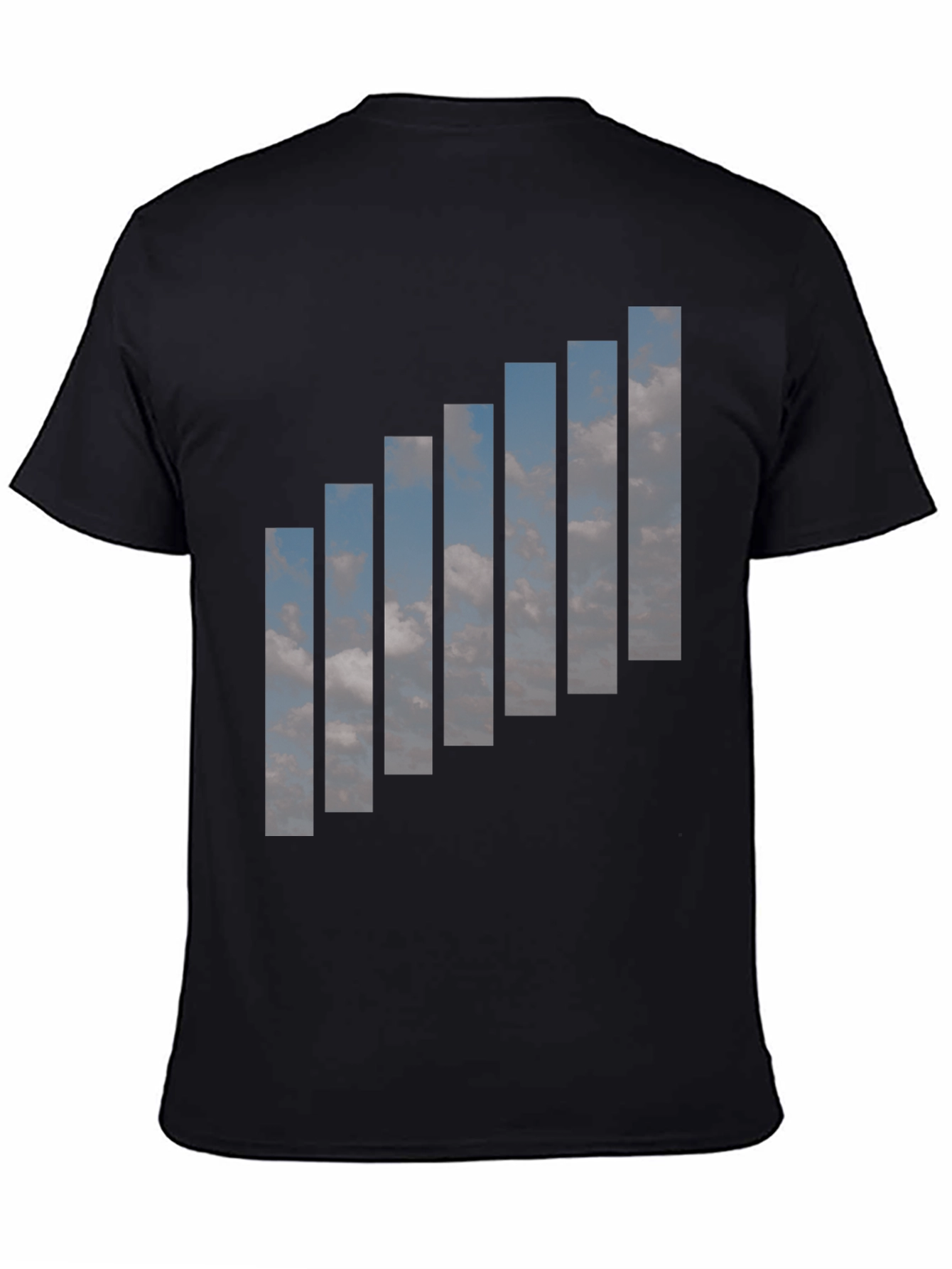 Skyline Signal Graphic Tee - Mens Black T-Shirt