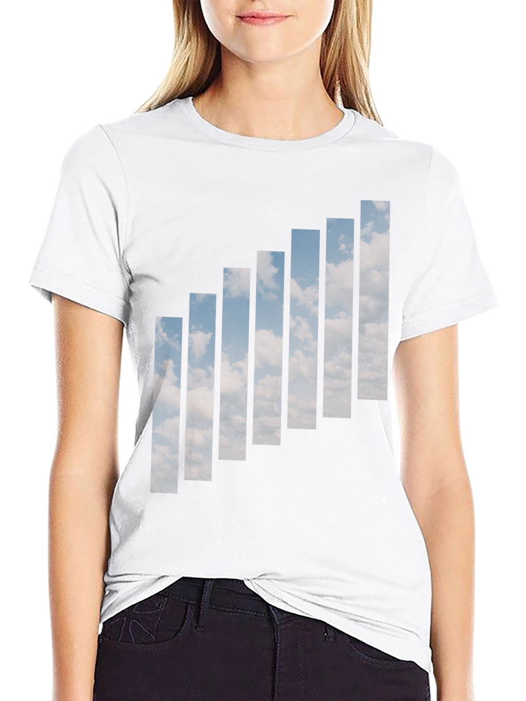 Skyline Signal Graphic Tee - Mens Black T-Shirt