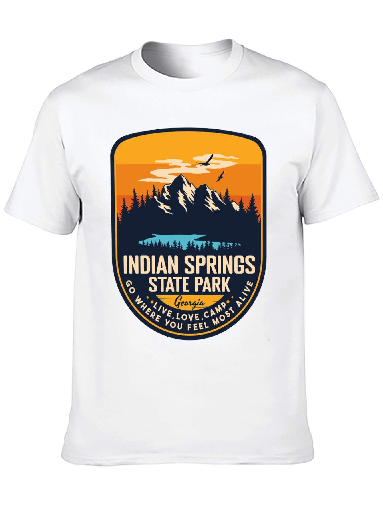 Indian Springs State Park T-Shirt - Georgia Souvenir Tee