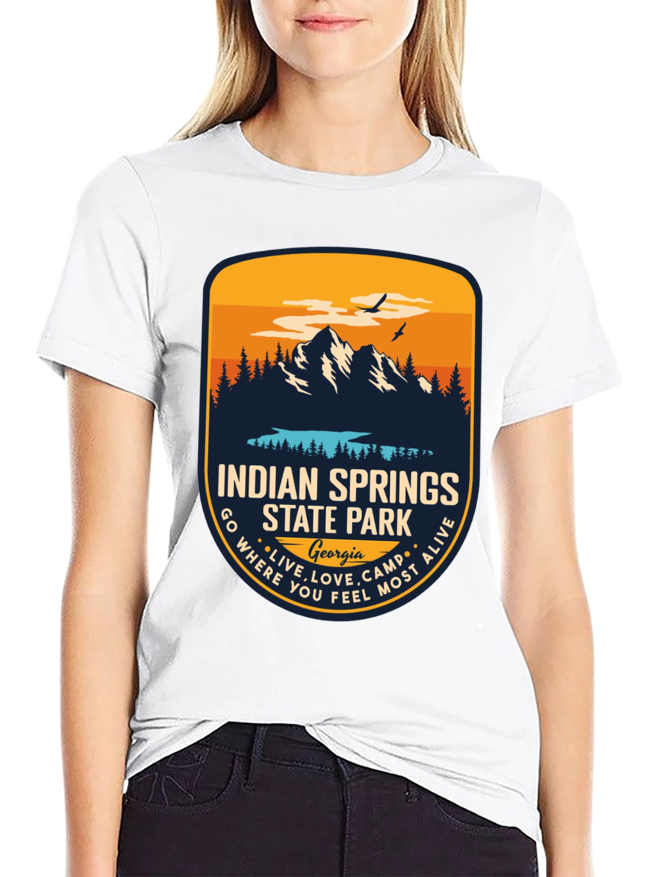 Indian Springs State Park T-Shirt - Georgia Souvenir Tee