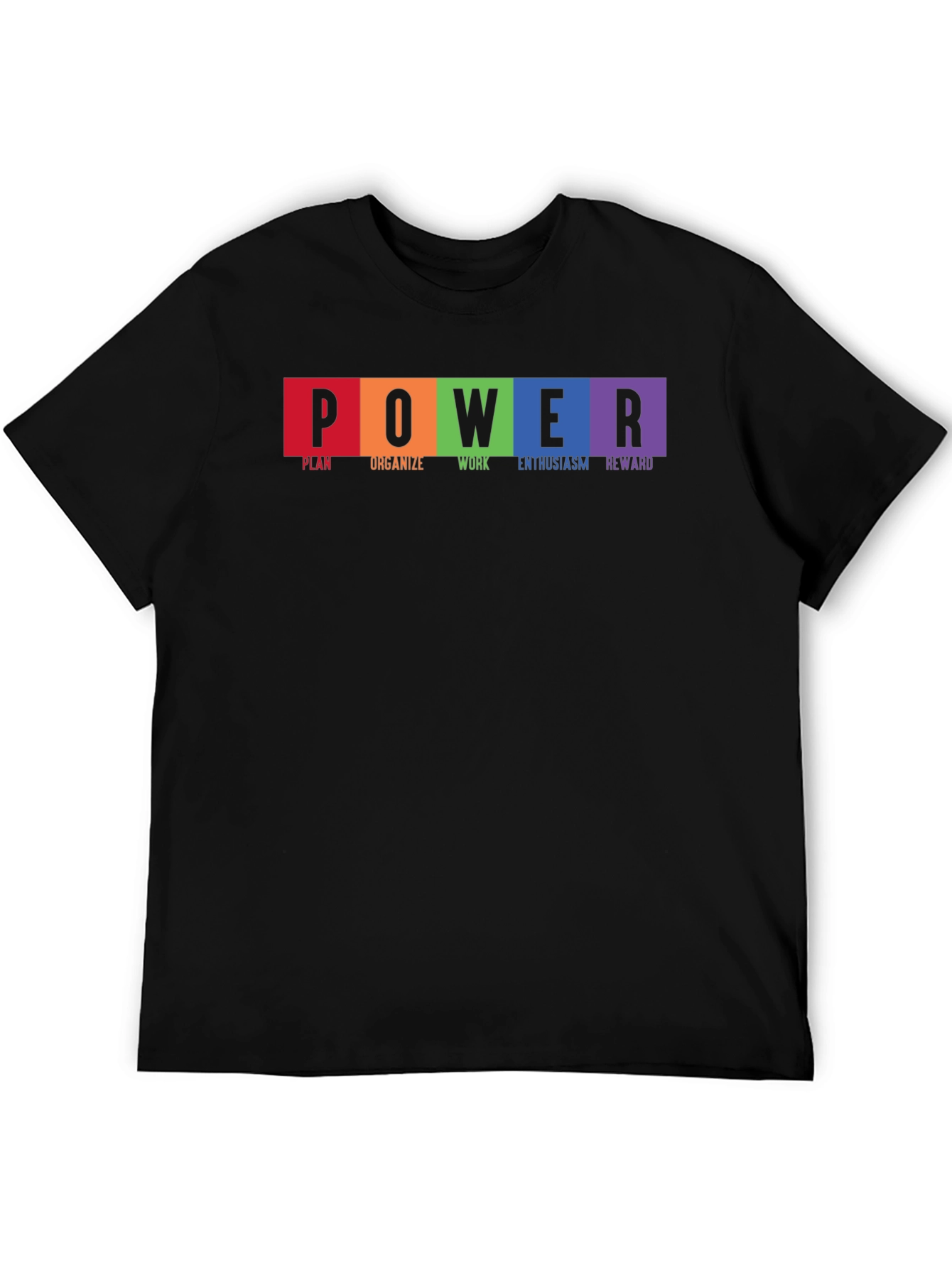 POWER Plan Achieve Succeed Graphic T-Shirt
