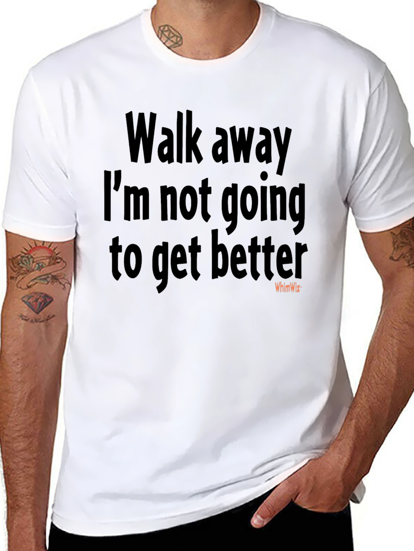 Walk Away Funny Sarcastic Humor T-Shirt