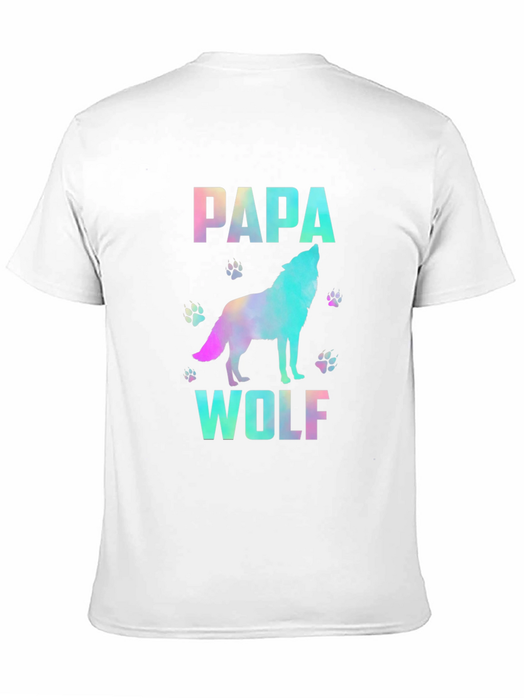 Papa Wolf Graphic T-Shirt - Mens Black Tee