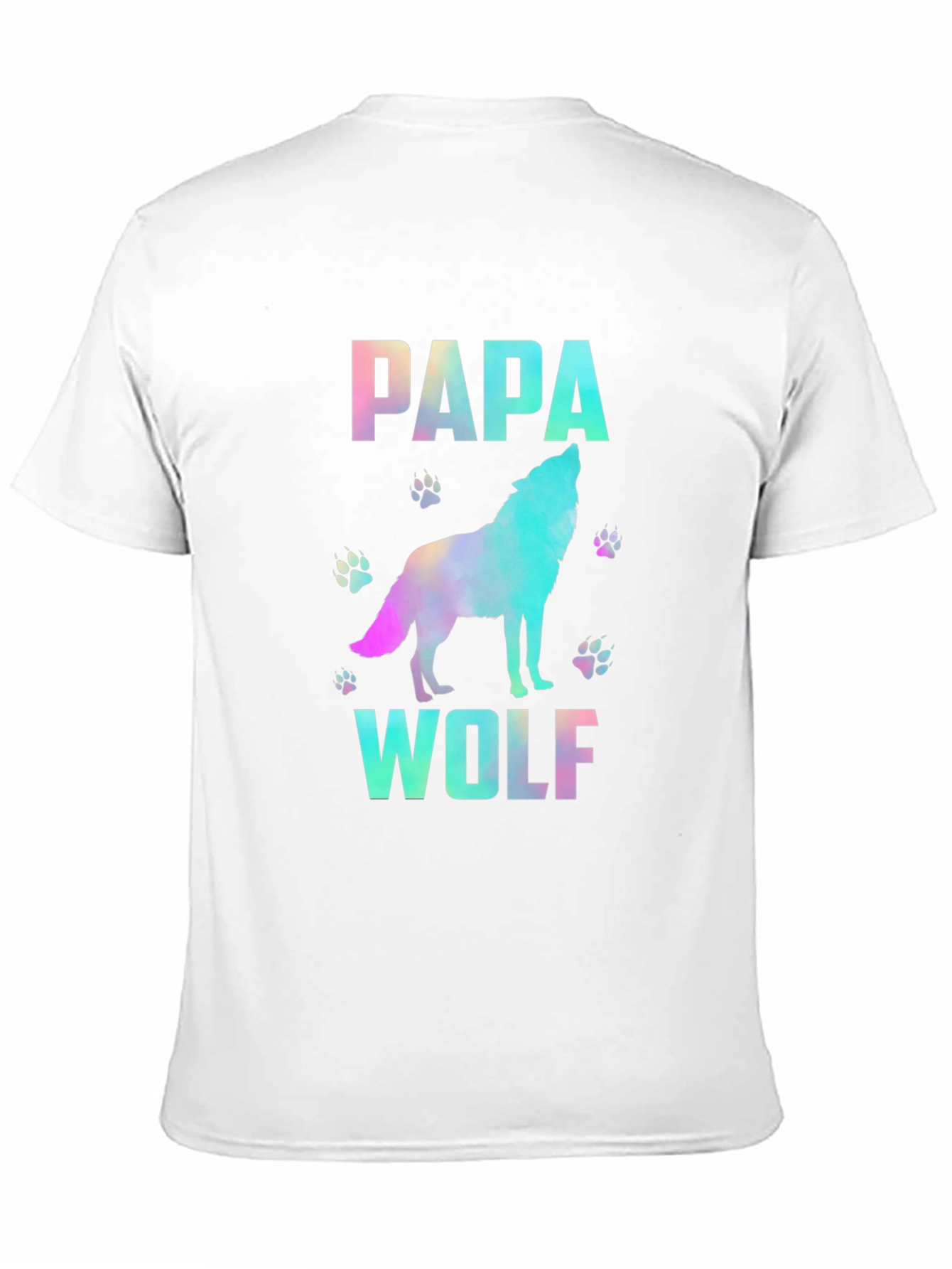 Papa Wolf Graphic T-Shirt - Mens Black Tee