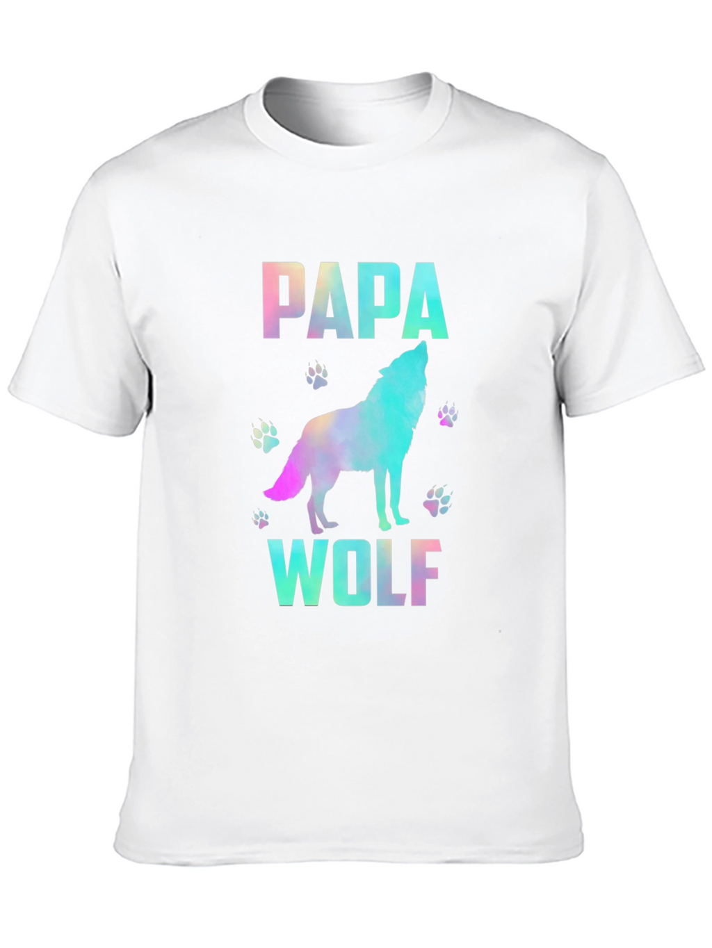 Papa Wolf Graphic T-Shirt - Mens Black Tee