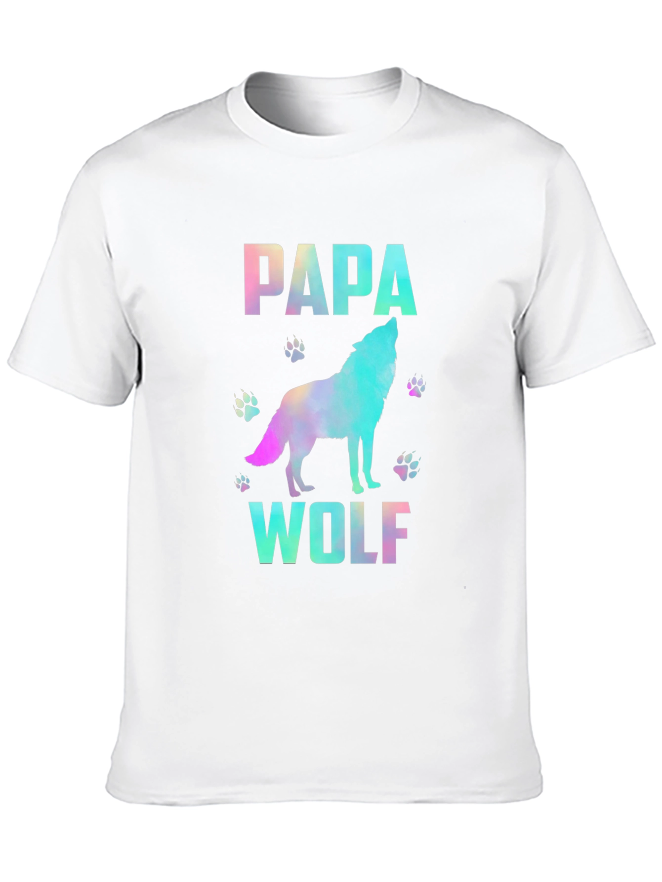 Papa Wolf Graphic T-Shirt - Mens Black Tee