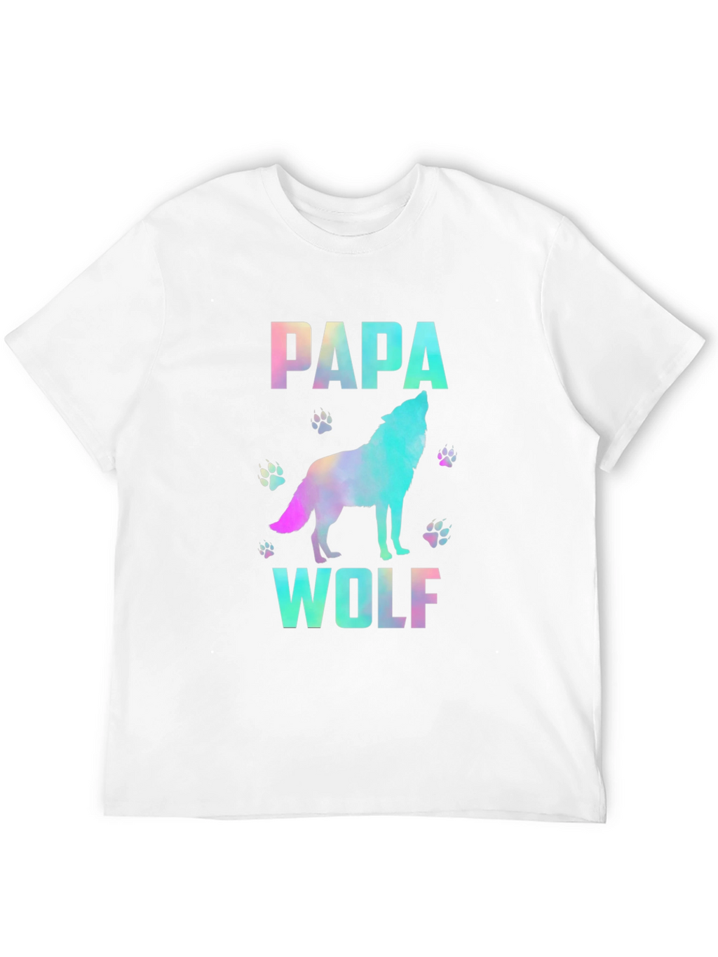 Papa Wolf Graphic T-Shirt - Mens Black Tee