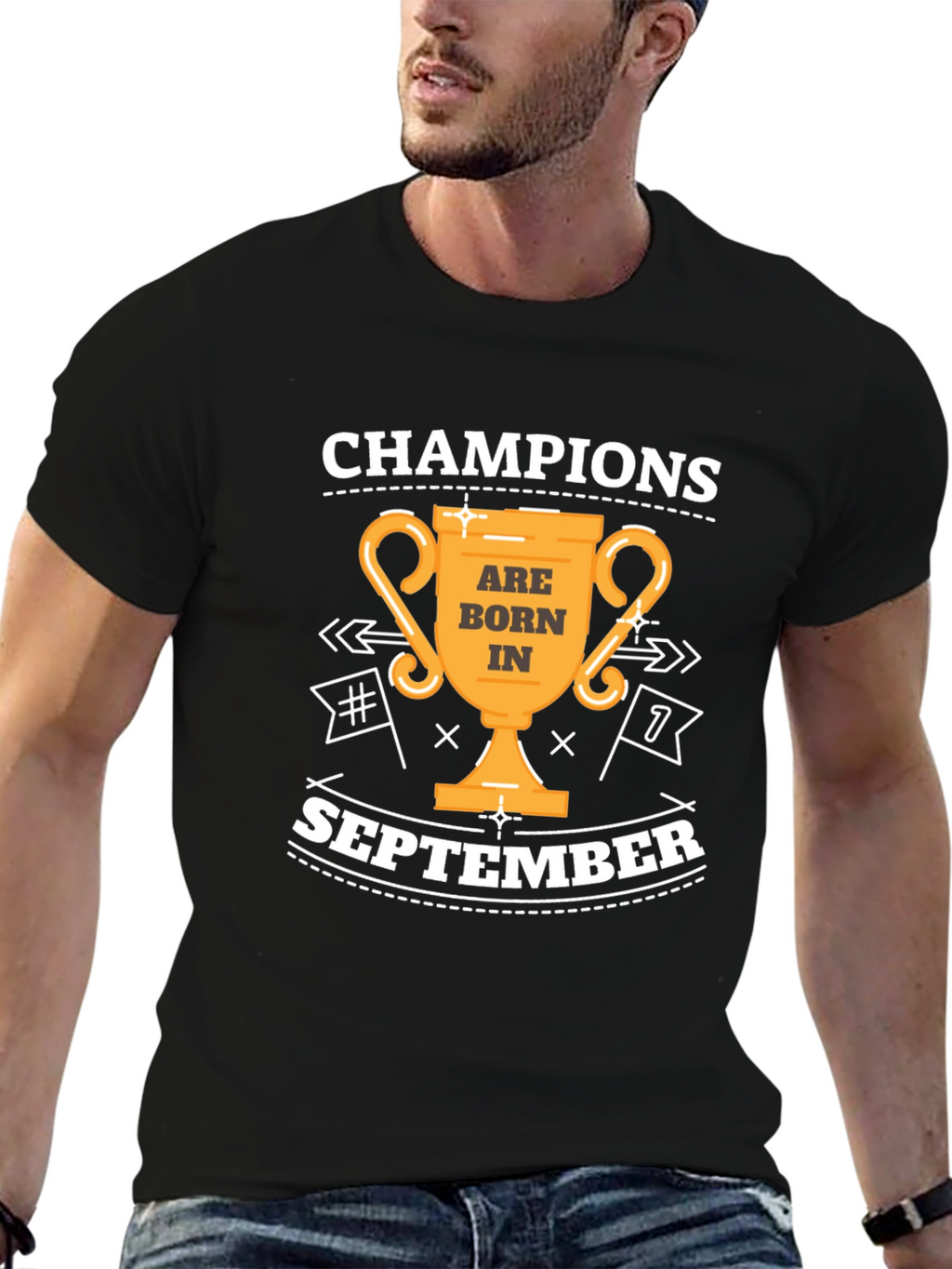 Champions Are Born In September T-Shirt