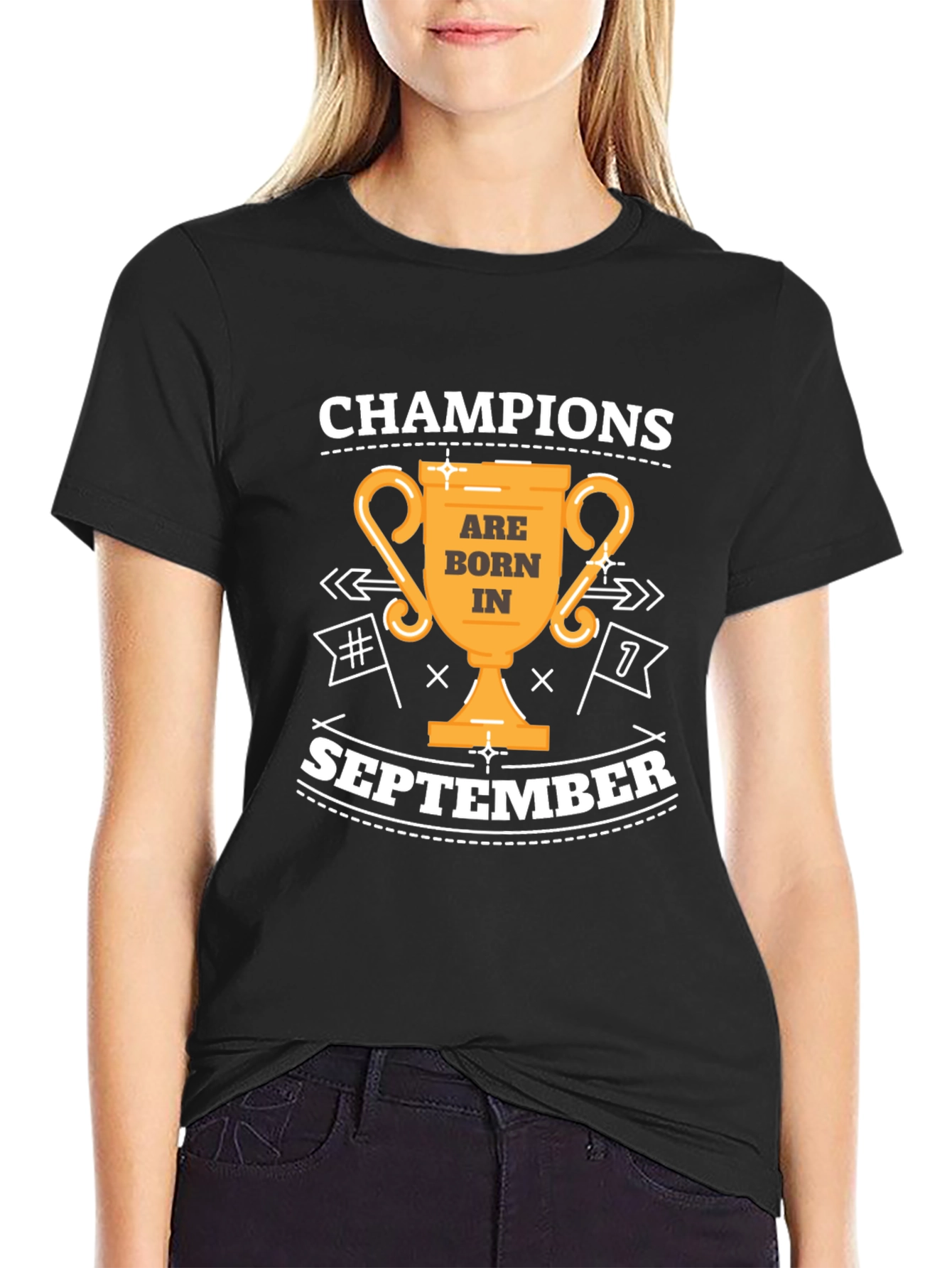 Champions Are Born In September T-Shirt
