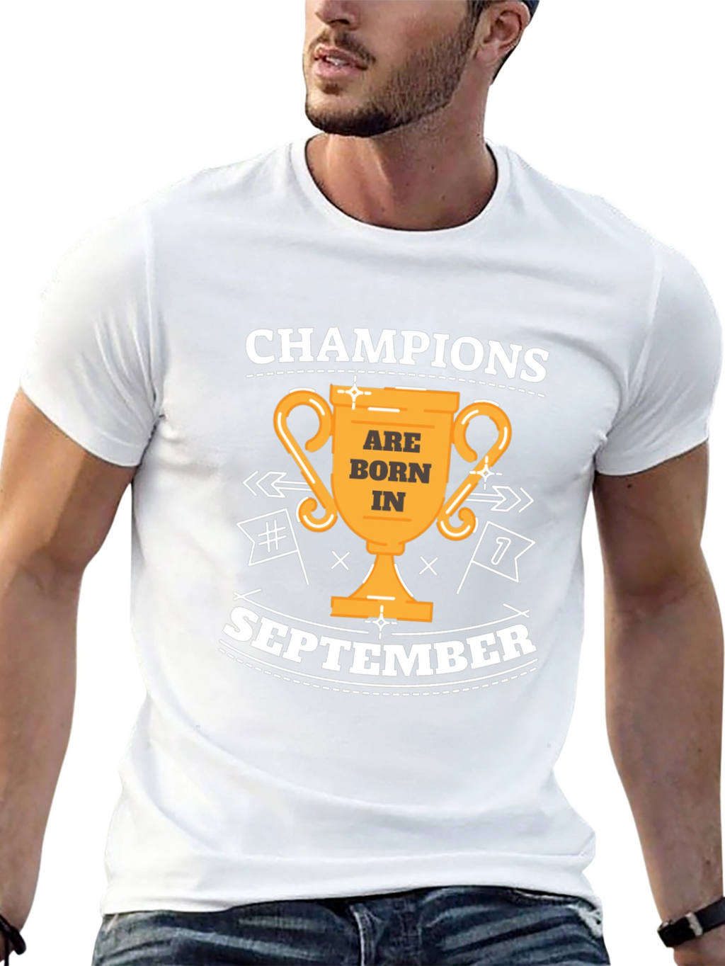 Champions Are Born In September T-Shirt