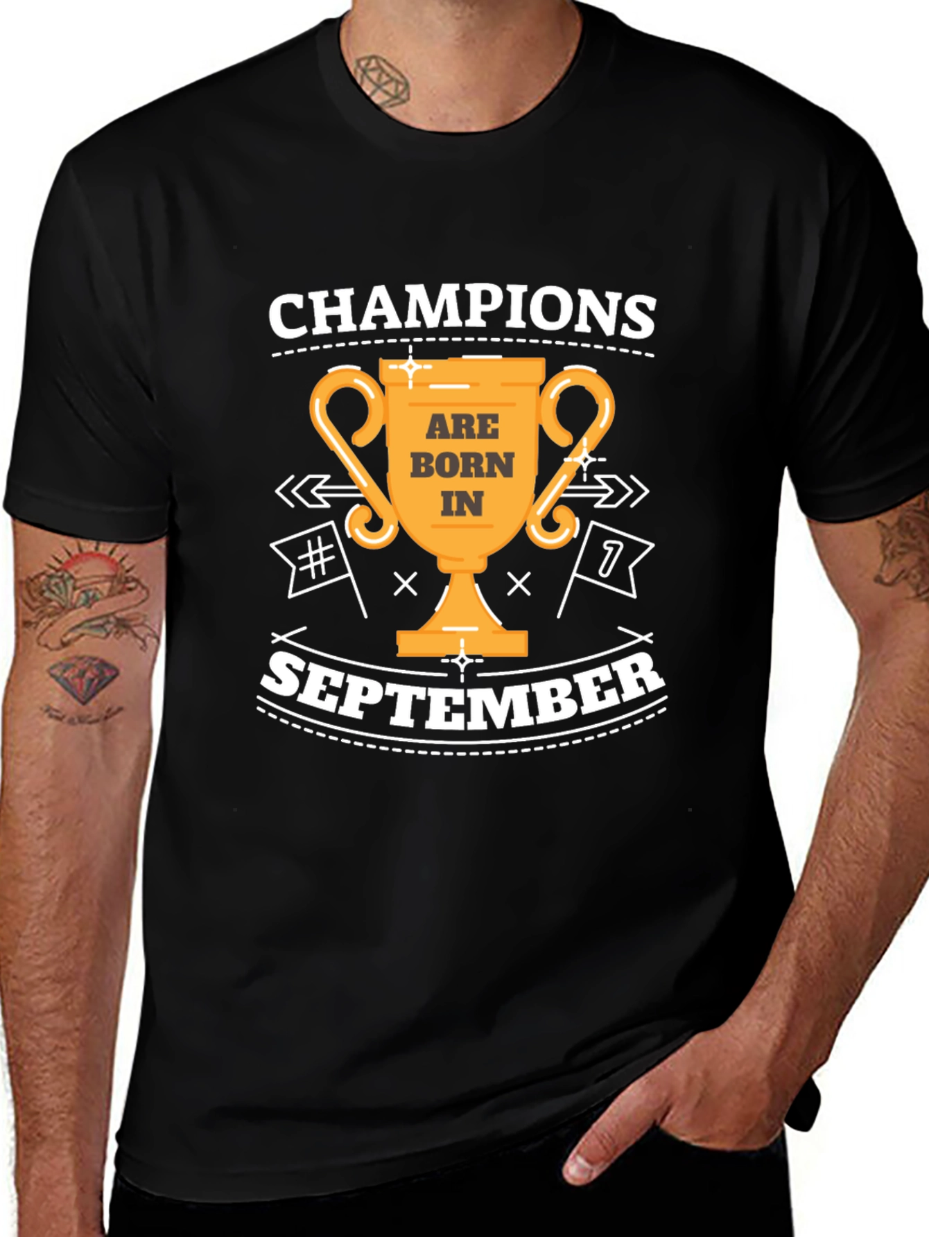 Champions Are Born In September T-Shirt