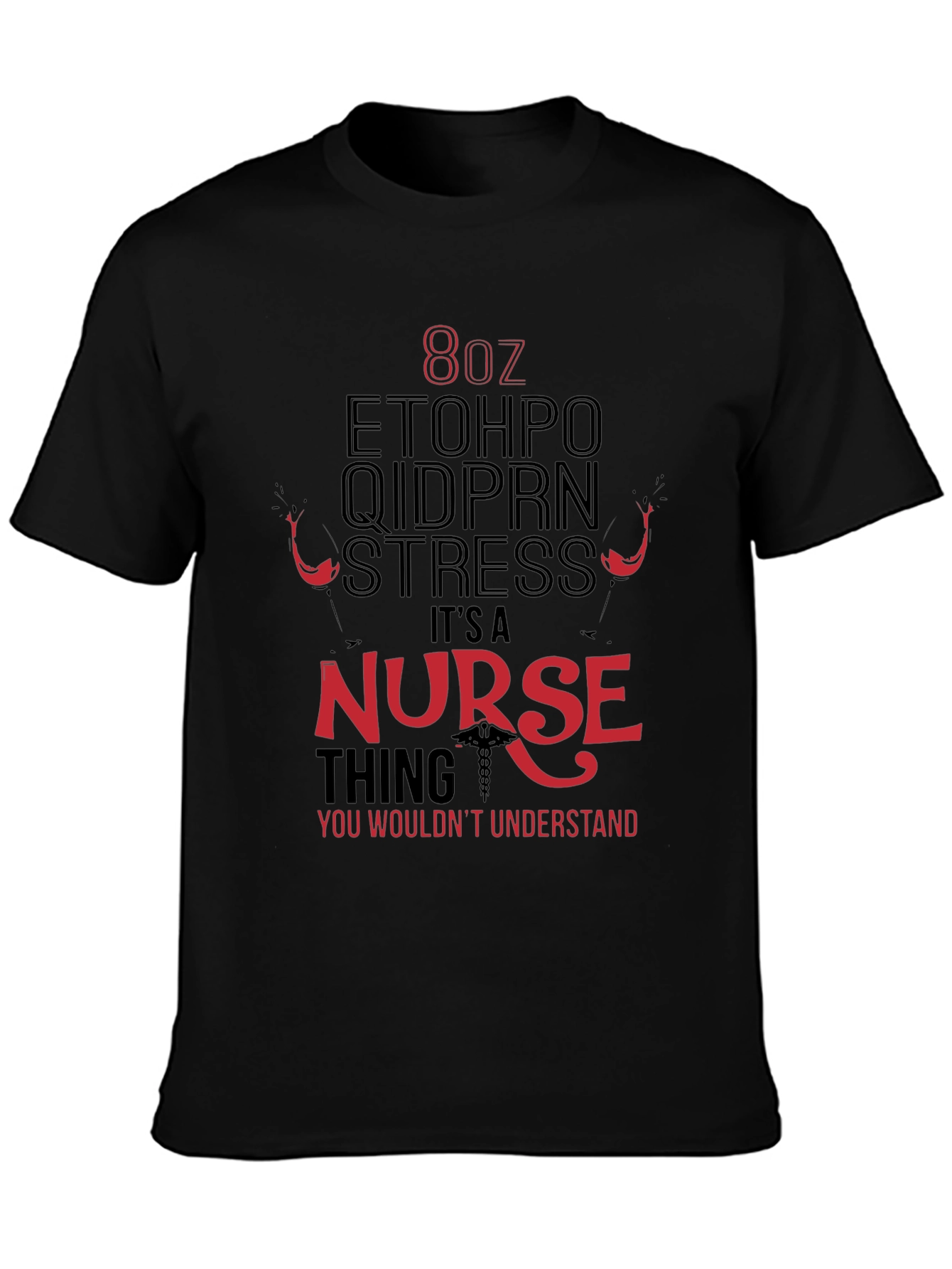 Nurse Themed Graphic T-Shirt