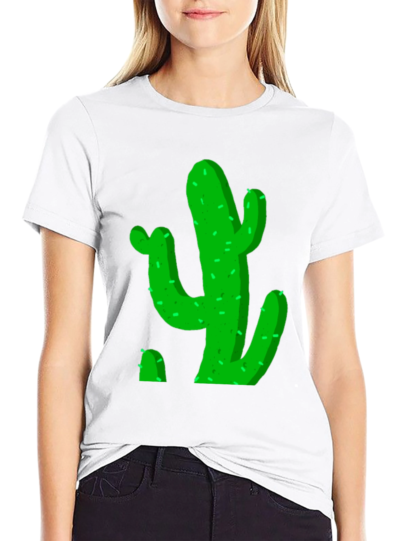 Cactus Graphic Black Tee