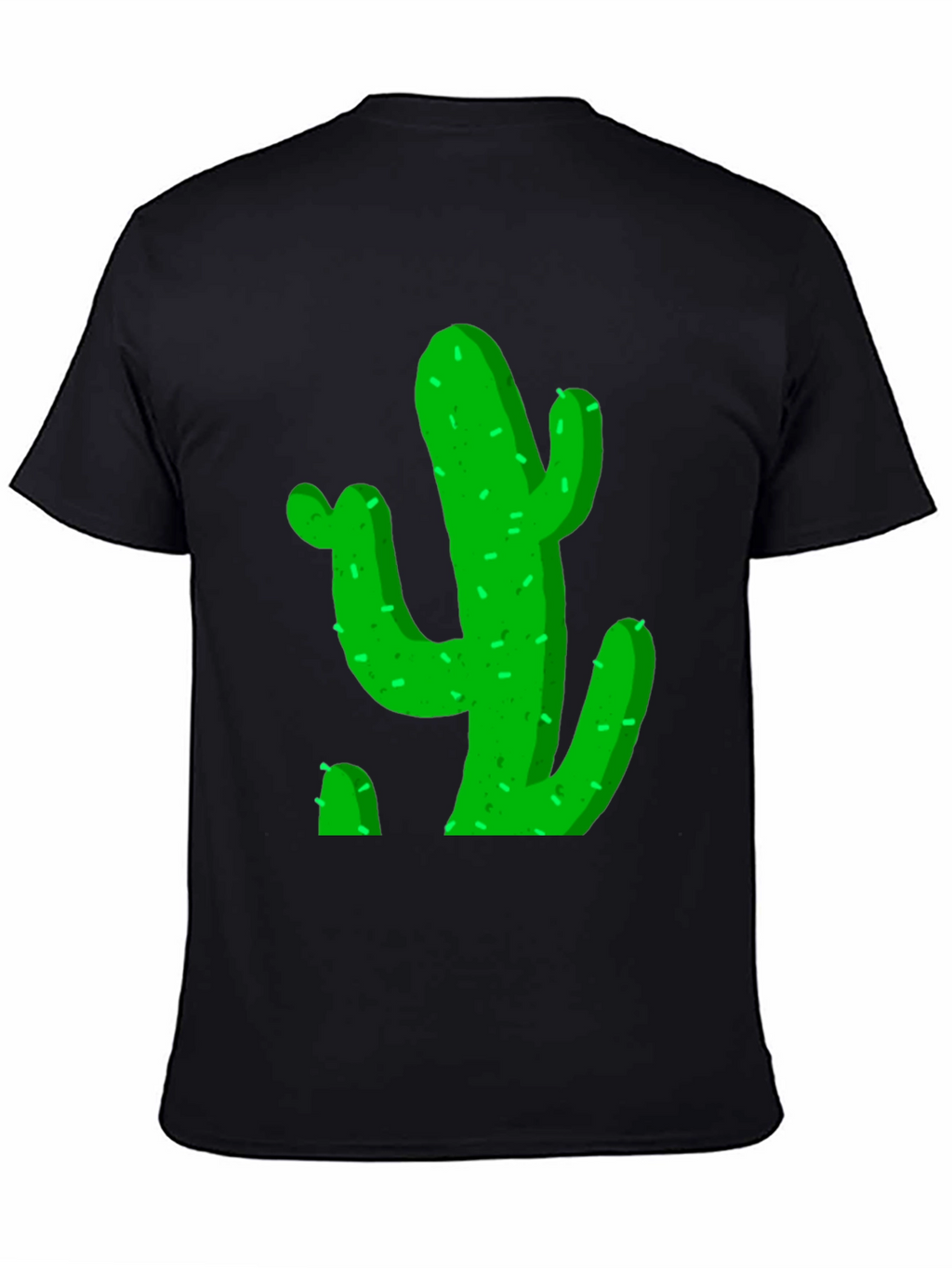 Cactus Graphic Black Tee