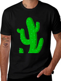 Cactus Graphic Black Tee