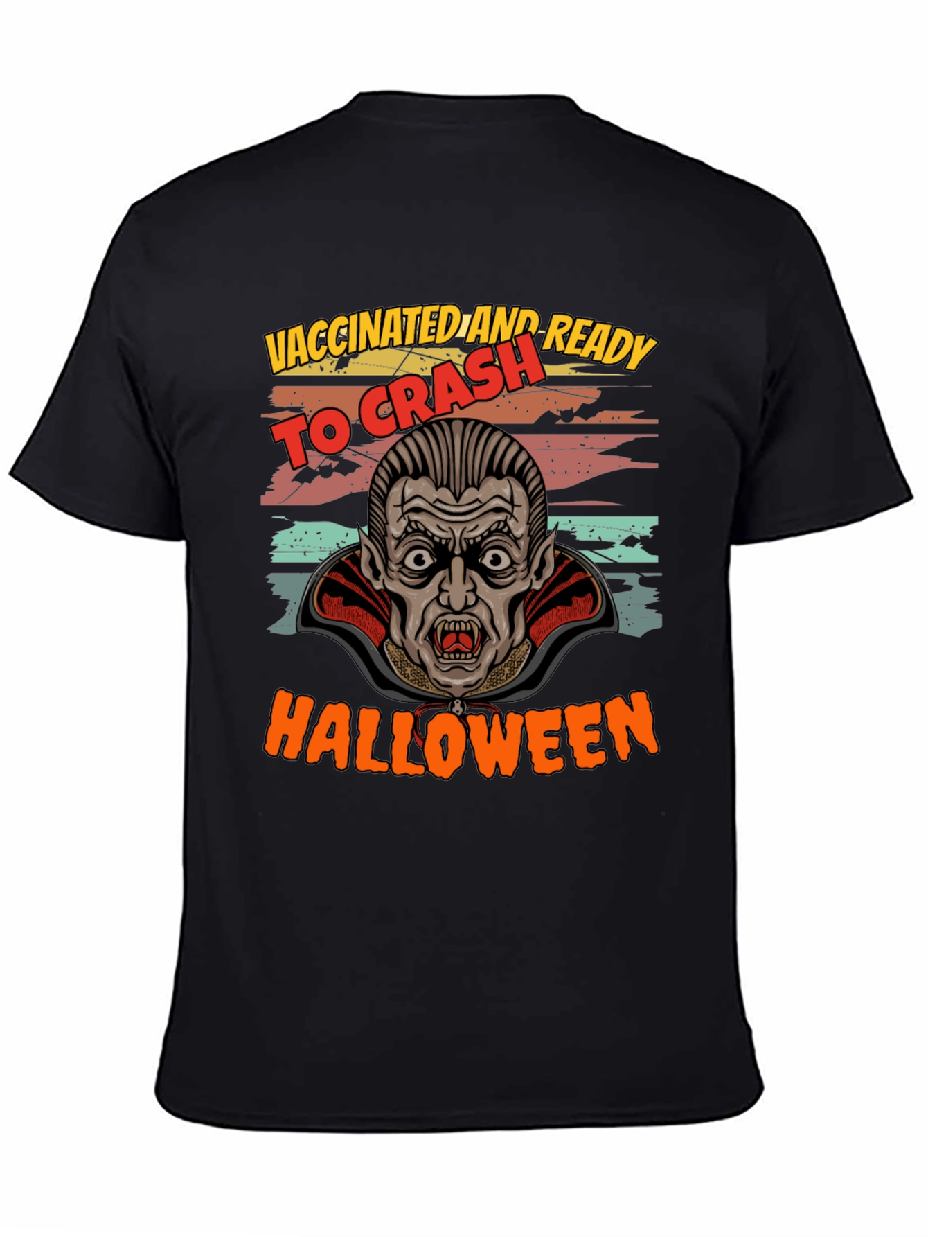 Vaccinated Vampire Halloween T-Shirt