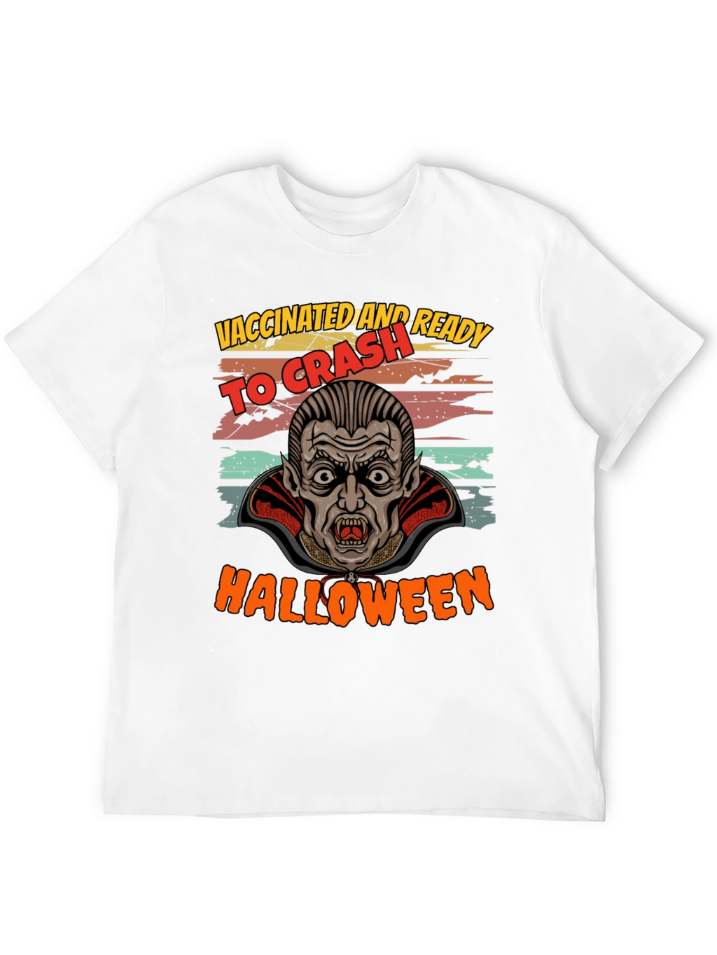 Vaccinated Vampire Halloween T-Shirt