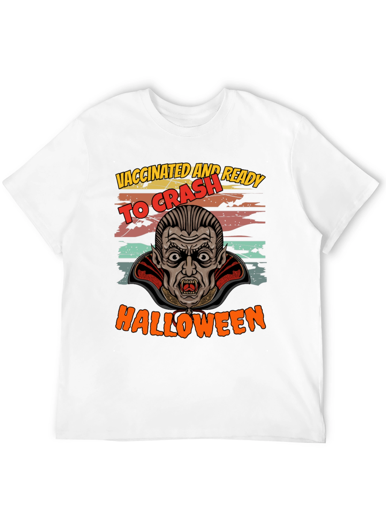 Vaccinated Vampire Halloween T-Shirt