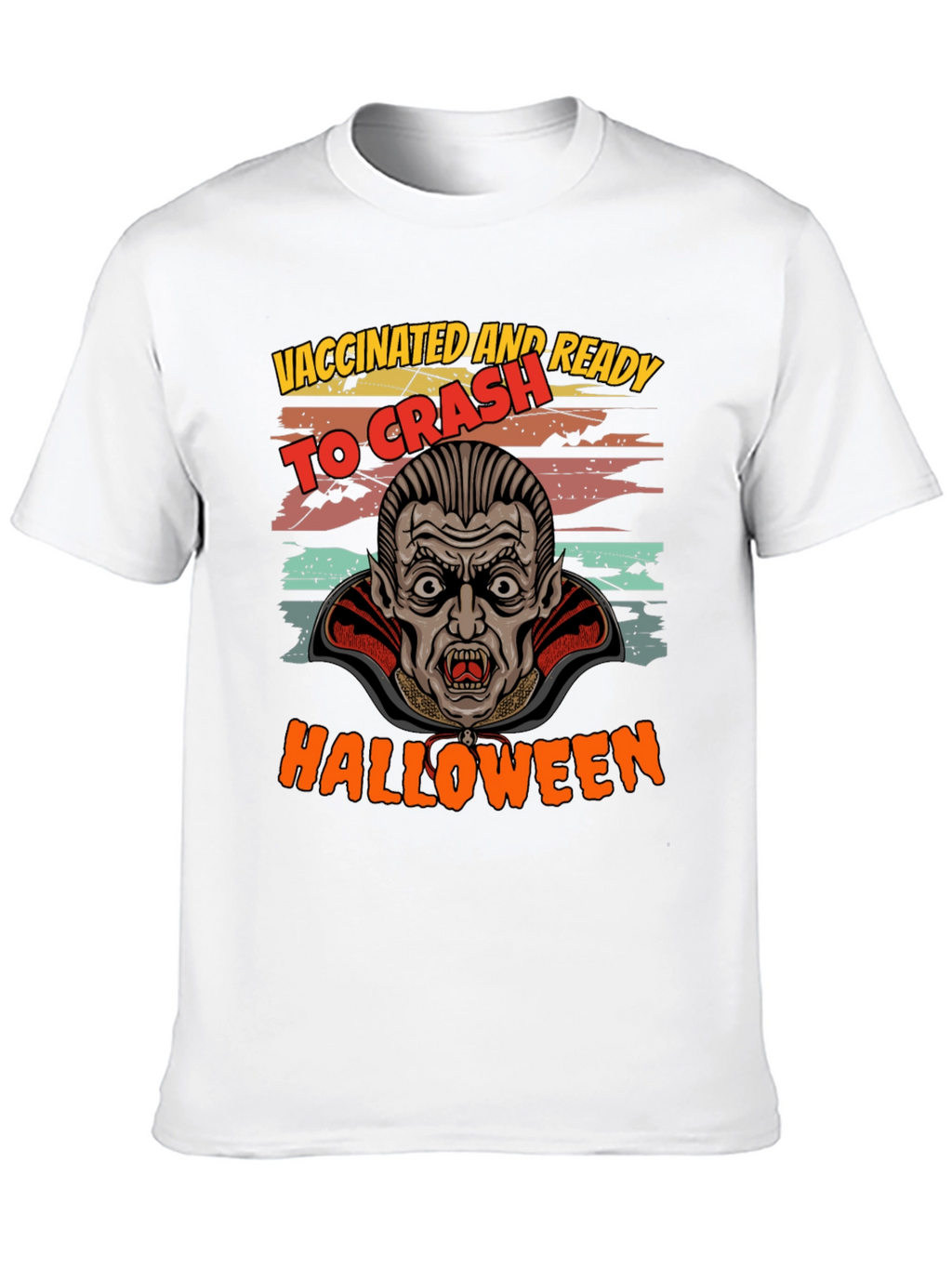 Vaccinated Vampire Halloween T-Shirt
