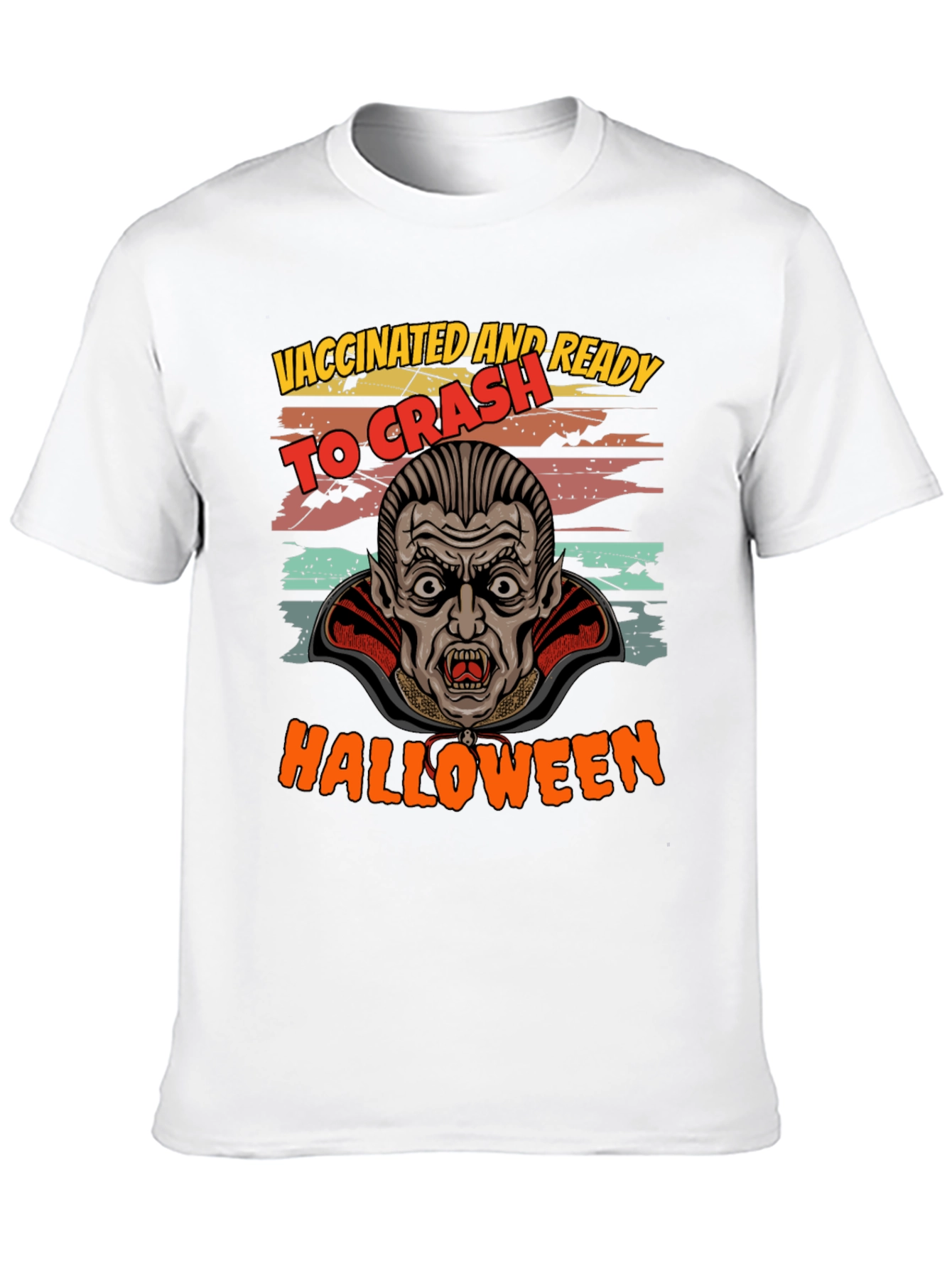 Vaccinated Vampire Halloween T-Shirt