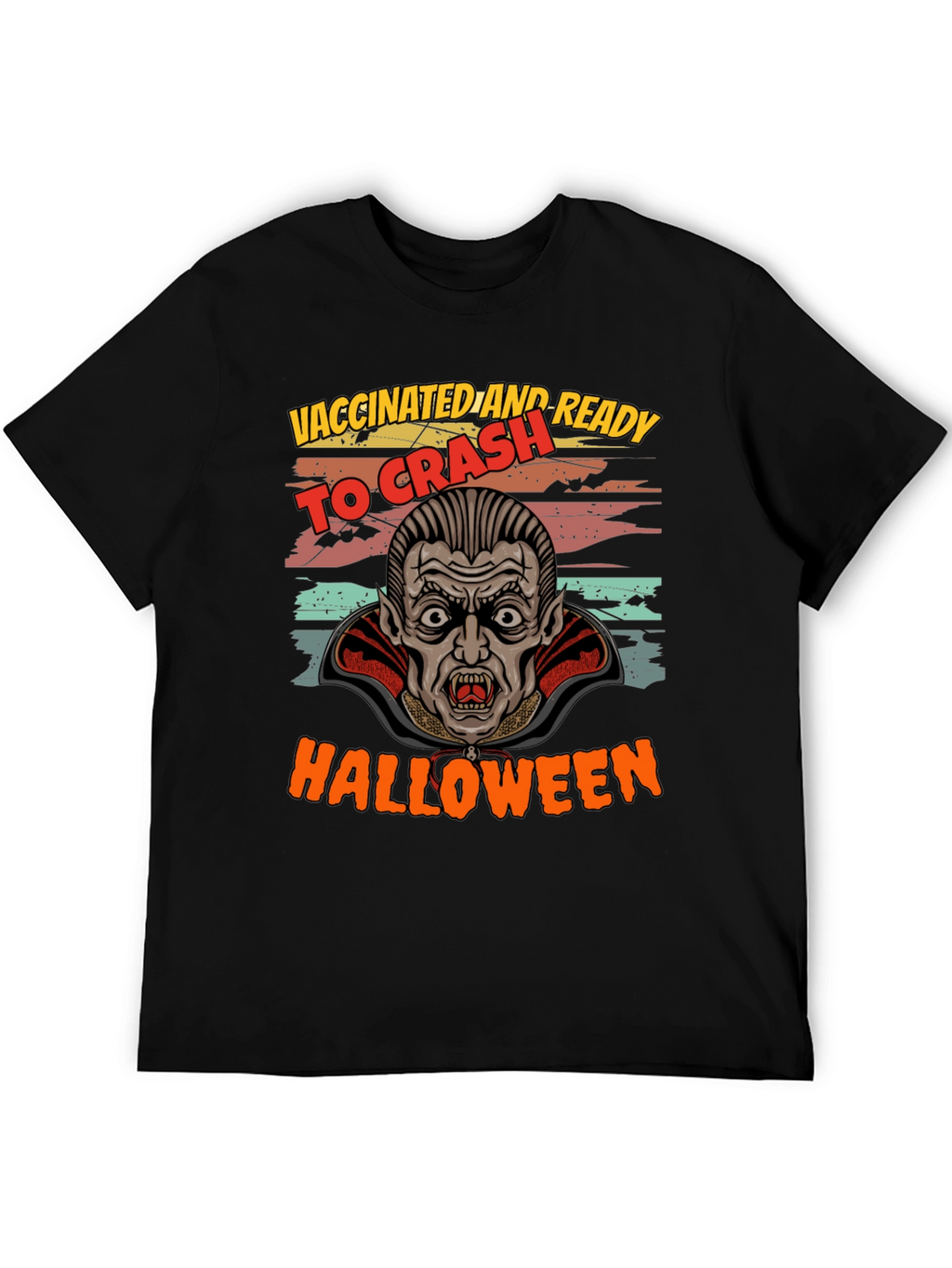 Vaccinated Vampire Halloween T-Shirt