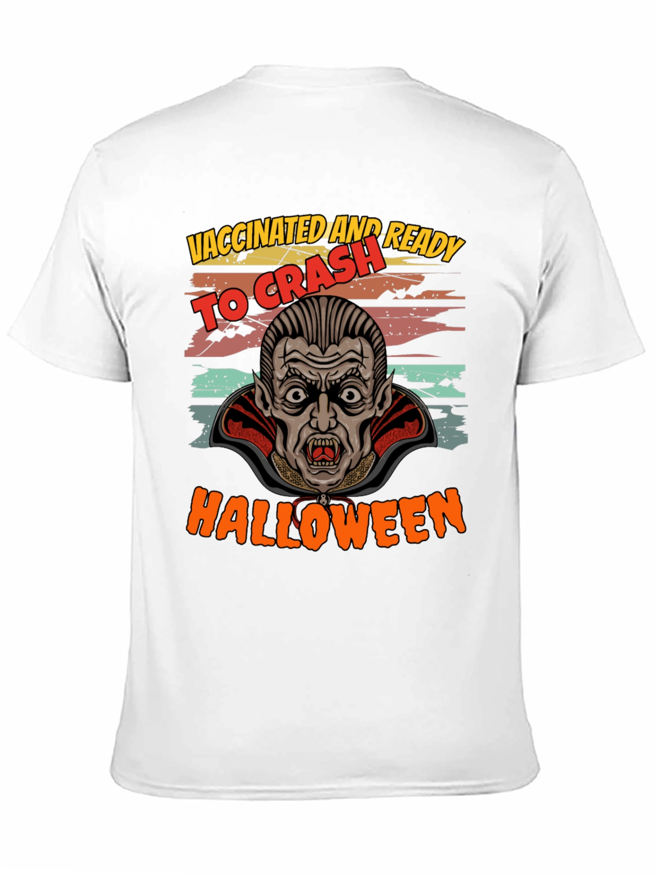 Vaccinated Vampire Halloween T-Shirt