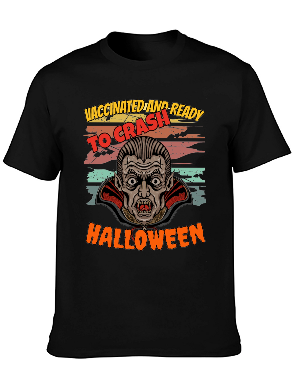 Vaccinated Vampire Halloween T-Shirt
