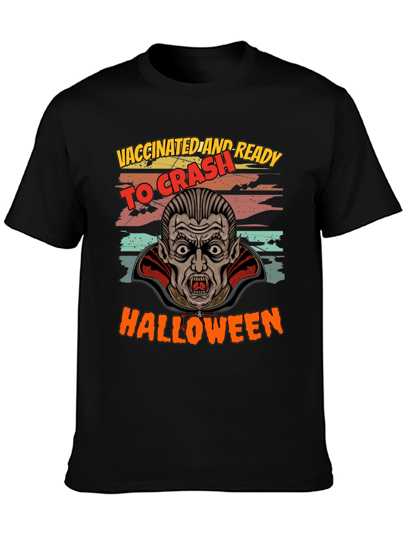 Vaccinated Vampire Halloween T-Shirt