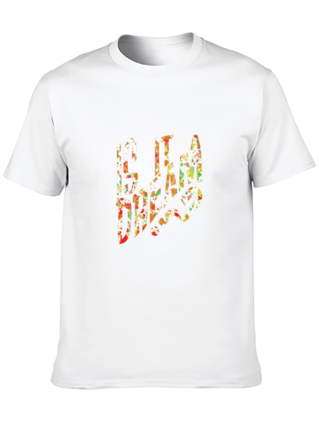 Is It a Dream? Floral Graphic Print T-Shirt