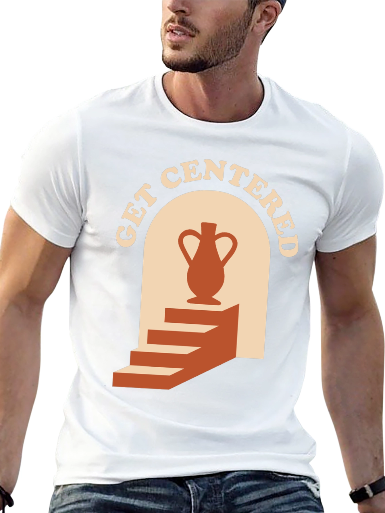 Get Centered Graphic T-Shirt