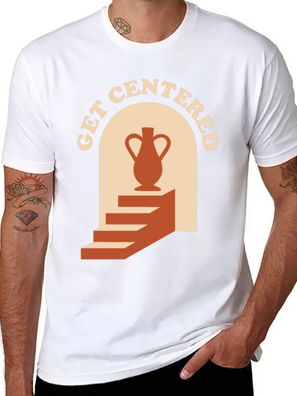 Get Centered Graphic T-Shirt