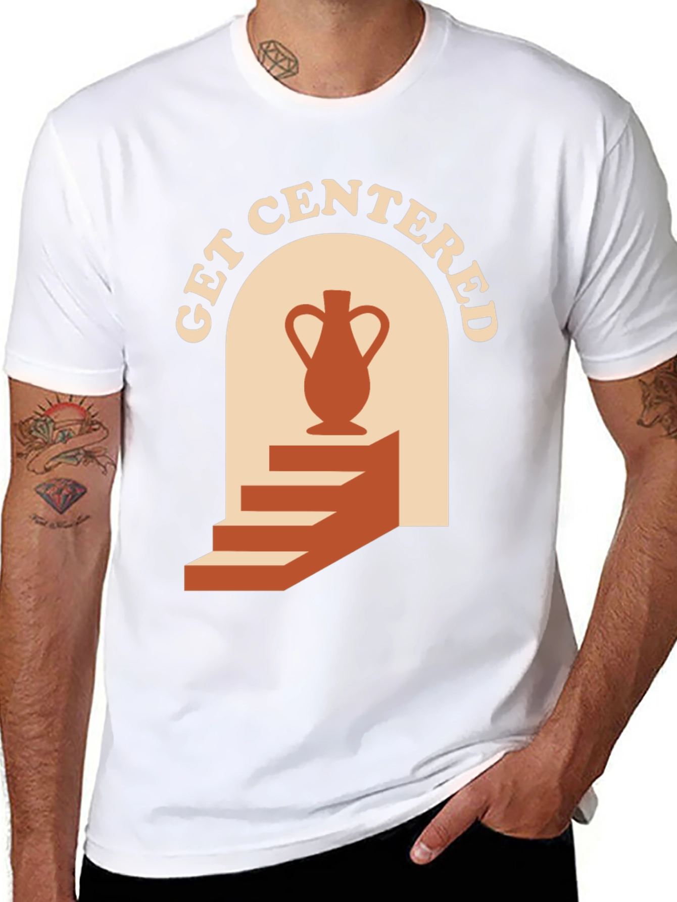 Get Centered Graphic T-Shirt