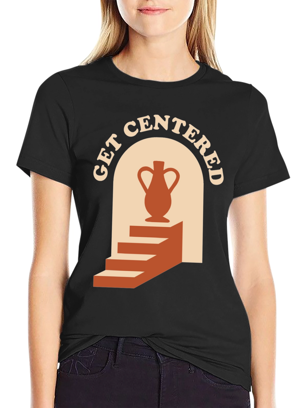 Get Centered Graphic T-Shirt