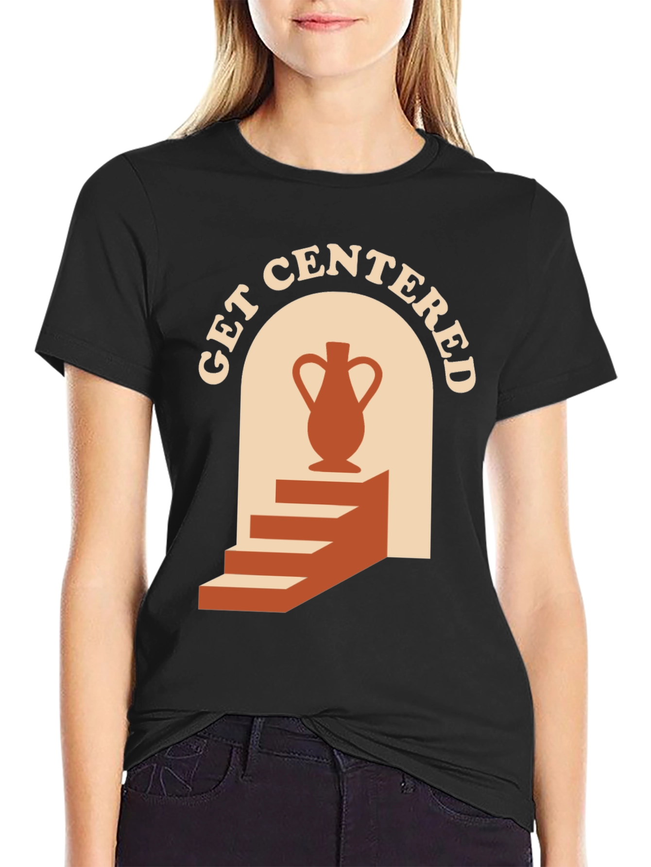 Get Centered Graphic T-Shirt