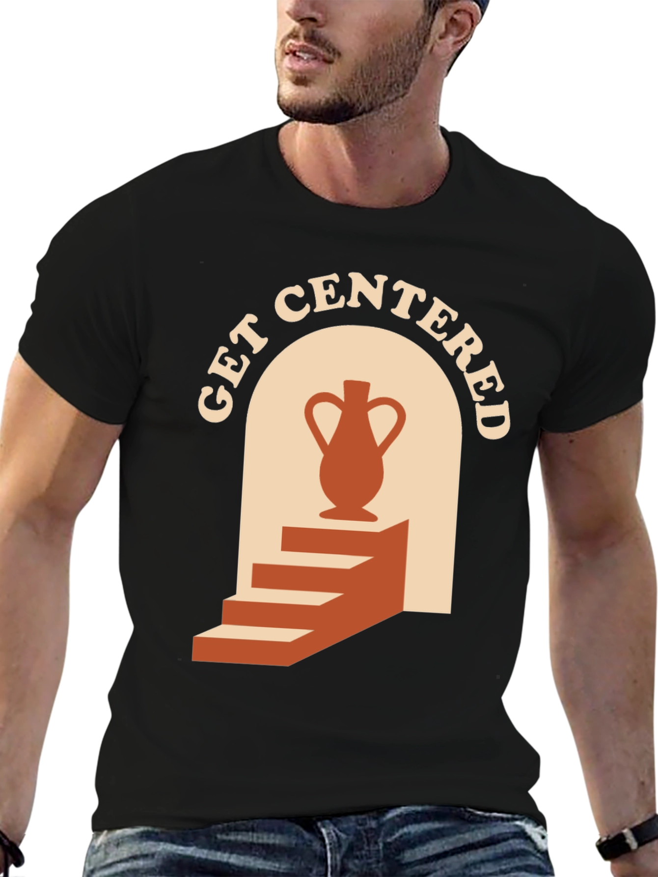 Get Centered Graphic T-Shirt