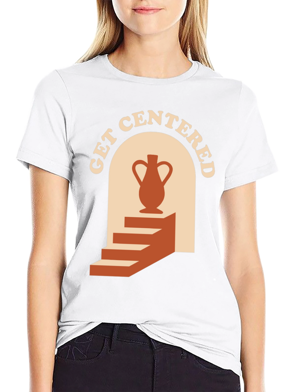 Get Centered Graphic T-Shirt