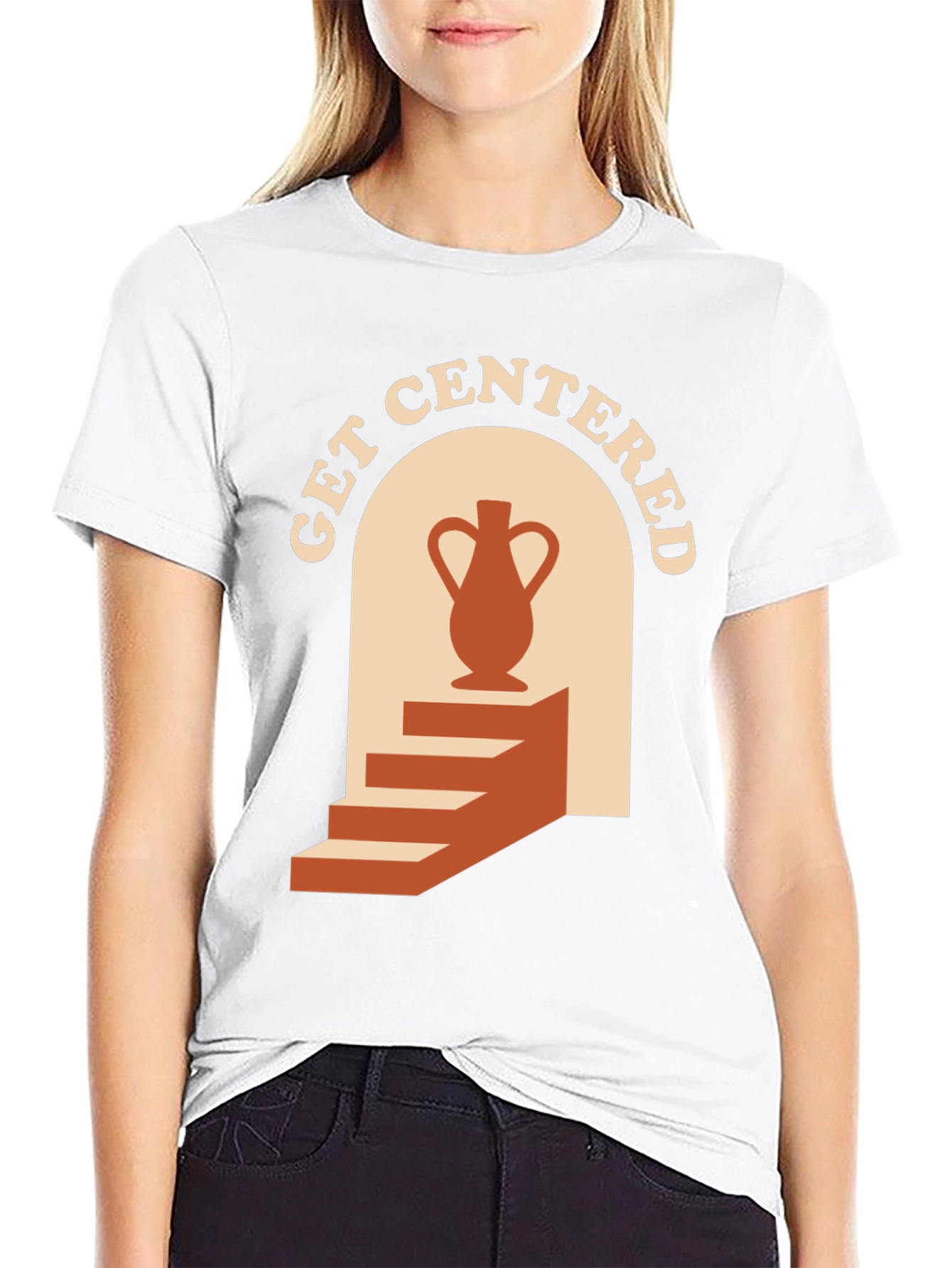 Get Centered Graphic T-Shirt